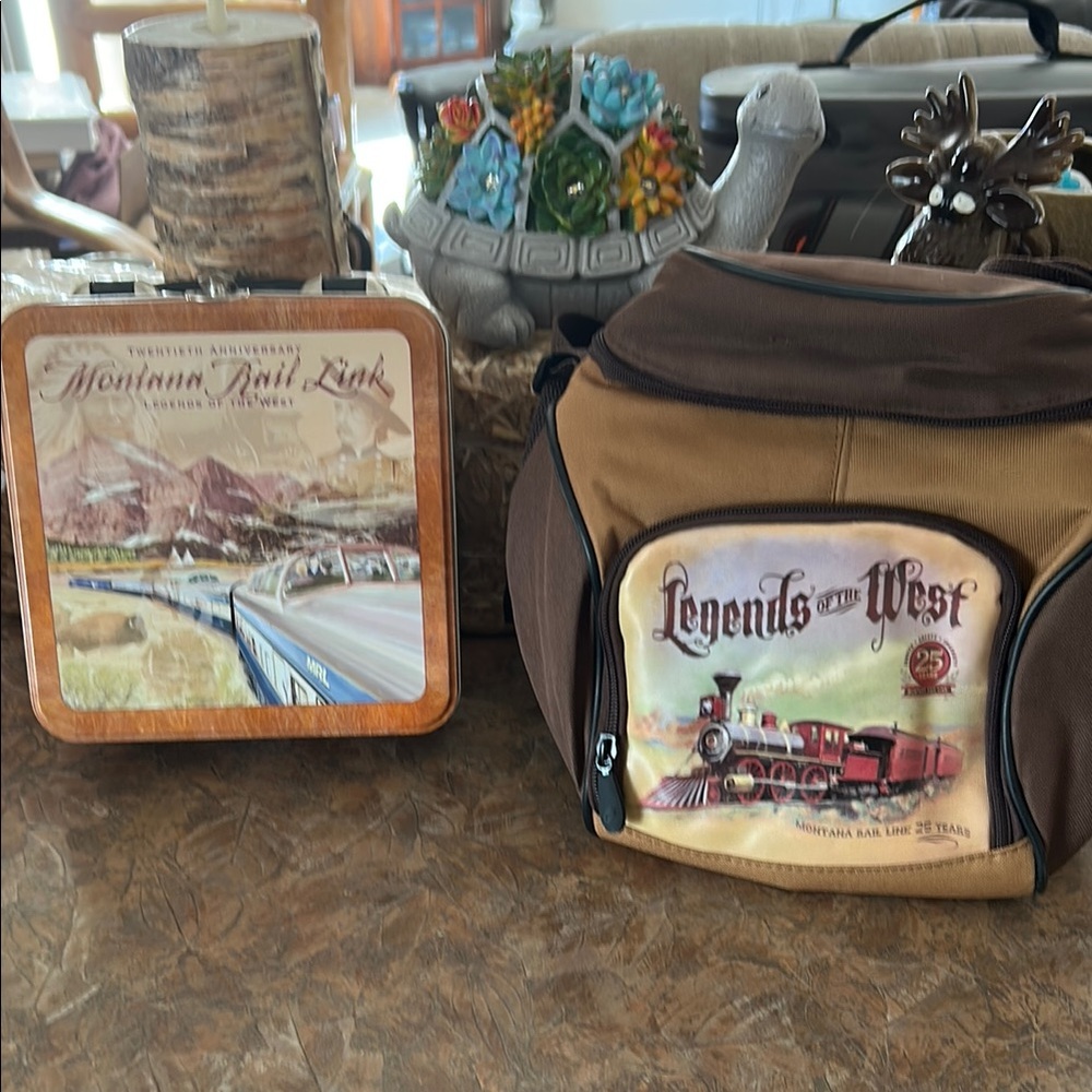 Legends of the West Montana Rail Link Lunchbox Vintage bundle